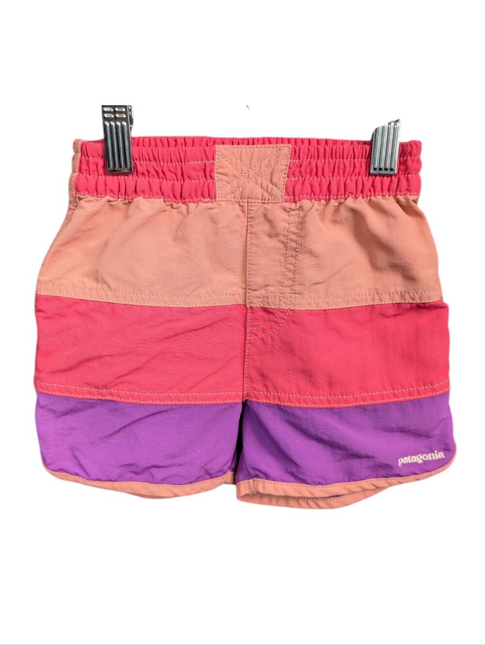 Patagonia Colorblock Girls' Boardshorts Sz 4
